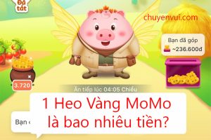 1 Heo Vàng MoMo là bao nhiêu tiền?